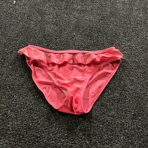 Pink Ruffled Kids Bikini Bottom